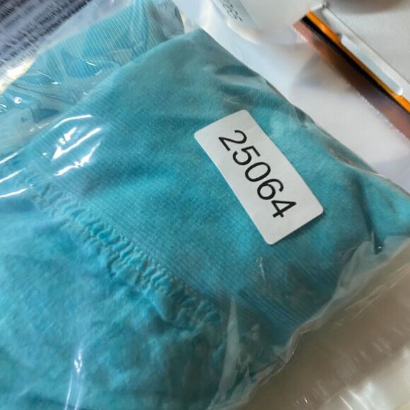 Keren Hart Shirt Women M Medium Blue Button Up Collared Long Sleeve Cotton - Picture 9 of 9